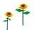 1Pc Flower Building Block Kit Artificial Flowers Building Sets-Sunflower Carousel 1