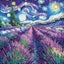 30x30cm Lavender Field Partial Drill Diamond Art Carousel 3