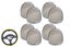 8Pcs Car Sun Shade Covers Cooling Wheel Sun Cover for Heat Protection Carousel 1