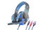 Wired Gaming Headset Headphones with Microphone Led Light-Red Carousel 1