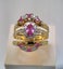Syn. Pink Sapphire & Diamond 3 Ring Set + Valuation Carousel 1