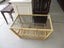 2839 GLASS TOP CANE COFFEE TABLE Carousel 3