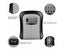 4 Digit Key Safe Box Wall Mounted Outdoor High Security Code Lock-Storage Home Carousel 3