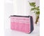 Purse Organizer Insert Handbag & Tote Organizer Bag In Bag With Zipper-Pink Carousel 3