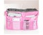Purse Organizer Insert Handbag & Tote Organizer Bag In Bag With Zipper-Pink Carousel 5