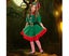 Christmas Elf Costume girl's Green Halloween Costume Santa Helper Jumpsuit Set Carousel 3