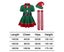 Christmas Elf Costume girl's Green Halloween Costume Santa Helper Jumpsuit Set Carousel 4