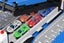 Car Carrier Transport with Race Track Mini Car Toys Set Big Truck Toys for -Blue Carousel 8