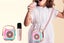 Mini Karaoke Machine Portable Bluetooth-Speaker with A Microphone-Pink Carousel 4
