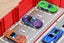 Car Carrier Transport with Race Track Mini Car Toys Set Big Truck Toys for -Red Carousel 6