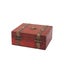Small Size Vintage Wood Lock Jewelry Storage Box Decorative Treasure Box Carousel 3
