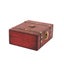 Small Size Vintage Wood Lock Jewelry Storage Box Decorative Treasure Box Carousel 5