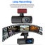 Dash Cam Front and Rear Hardwire Kit GPS WiFi 4K interconnection Mobile phone Carousel 7
