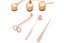 3 In 1 Candle Accessory Set Candle Wick Trimmer Cutter Candle Snuffer Extinguish Carousel 3