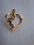 9ct yellow gold and multi coloured cubic zirconia heart pendant Carousel 4