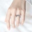 2X 8mm Anxiety Spinner Rings Men Womens Fidget Rotating Ring Silver Stainless... Carousel 2