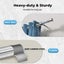 Marlow Satin Nickel Curtain Rod Steel Quiet Rail Pole Pommel Set Adjustable Carousel 4