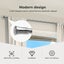 Marlow Satin Nickel Curtain Rod Steel Quiet Rail Pole Pommel Set Adjustable Carousel 5