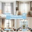 Marlow Satin Nickel Curtain Rod Steel Quiet Rail Pole Pommel Set Adjustable Carousel 7