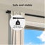 Marlow Black Double Curtain Rod Steel Pole Pommel Set Extendable Adjustable Carousel 5