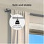 Marlow Silver Double Curtain Rod Steel Pole Pommel Set Extendable Adjustable Carousel 5