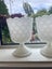 2 perfect vintage milk glass vases Carousel 1