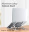 Alloy Laptop Stand - Adjustable Viewing & Keyboard Angle Carousel 9