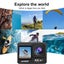 Action 4K Camera - Dual Screens - Remote - Wifi App - Zoom Lens Carousel 8