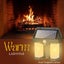 Solar Sensor Wall Light - Dual Tungsten Lamp - Warm White - Waterproof Carousel 4