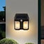 Solar Sensor Wall Light - Dual Tungsten Lamp - Warm White - Waterproof Carousel 10