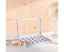 Jewelry Box Display Case with A Clear Glass Window and 24 Compartments, Gray Carousel 2