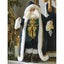 Raz Evergreen & Gold Santa Figurine Carousel 2