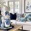 Paloma Palmy Blue Isle Cushion 30x50cm Carousel 2