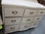 2852 PAINTED SOLID TIMBER BOW FRONT DRESSING TABLE Carousel 3