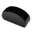 Elosung Black Stylish Remote Control Storage Box Pu Leather Organizer With Compa Carousel 1