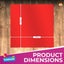 3pack Red Plastic Table Covers Square Tablecloth Disposable Wipe Clean Party ... Carousel 3