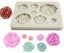 Rose Flower 3D Silicone Clay Soap Mold Mould Fondant Sugarcraft Cake Decorating Carousel 1