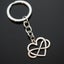 Heart Infinity Love Forever Keychain Valentine's Day Gift Key Chain Ring Carousel 2