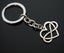 Heart Infinity Love Forever Keychain Valentine's Day Gift Key Chain Ring Carousel 7