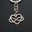 Heart Infinity Love Forever Keychain Valentine's Day Gift Key Chain Ring Carousel 8