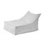 Cadence & Co. Oscar Faux Linen One Seater Bean Bag Lounge Cover Dove Grey Carousel 2