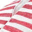 Cadence & Co. Oscar Faux Linen One Seater Bean Bag Lounge Cover Red Carousel 5