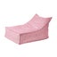 Cadence & Co. Oscar Faux Linen One Seater Bean Bag Lounge Cover Red Carousel 2