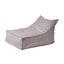Cadence & Co. Oscar Faux Linen One Seater Bean Bag Lounge Cover Cacao Carousel 2