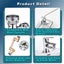 1080?aSwivel Faucet Extender with 2 Water Outlet Modes & 4-Tier Net Filter Carousel 6