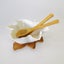 Leaf Serving Bowl With Utensils - Small Carousel 5