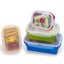 4 Collapsible Silicone Food Storage Container Meal box Kitchen Lunch Box Carousel 4