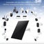 15W Solar Panels for Eufy Eufycam Cam E/2C/E/2 Pro Carousel 6
