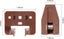 10PCS Drawer Slide Track Guide Glide for Center Mount Drawer for Dressers and fo Carousel 3