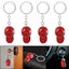 3PC Donald Trump Keychain Red Hat Make America Great Again American Flag Gift Carousel 1